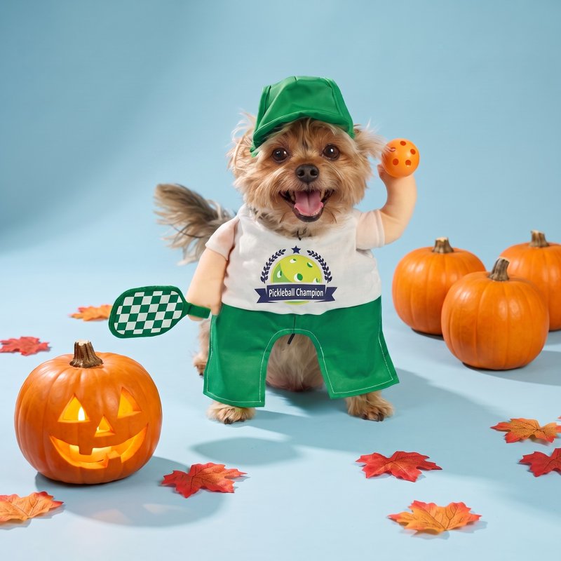 Vibrant Life Halloween Pickleball Player Costume for Dogs & Cats - Small (Variation: S)