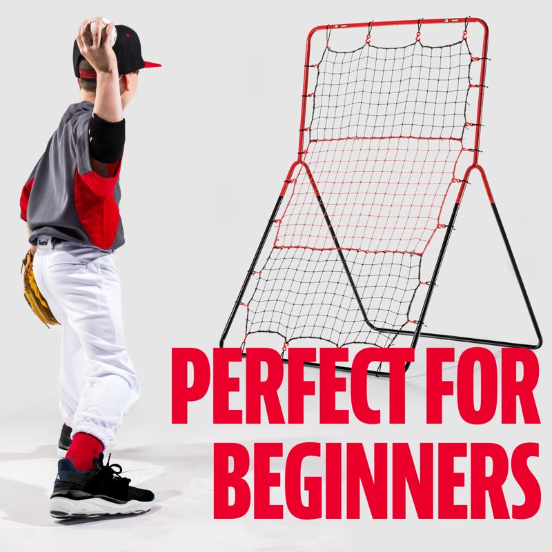Youth Baseball Rebounder Net 55 x 36 Inches Practice Training Aid