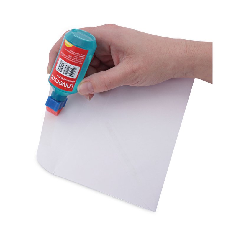 Universal Squeeze Bottle Moistener for Envelopes, 2 oz Blue, Pack Options