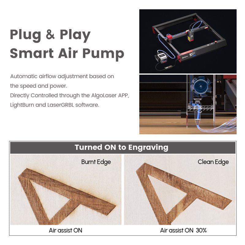 DIY Laser Engraving Machine 20W with Air Assist and App Control