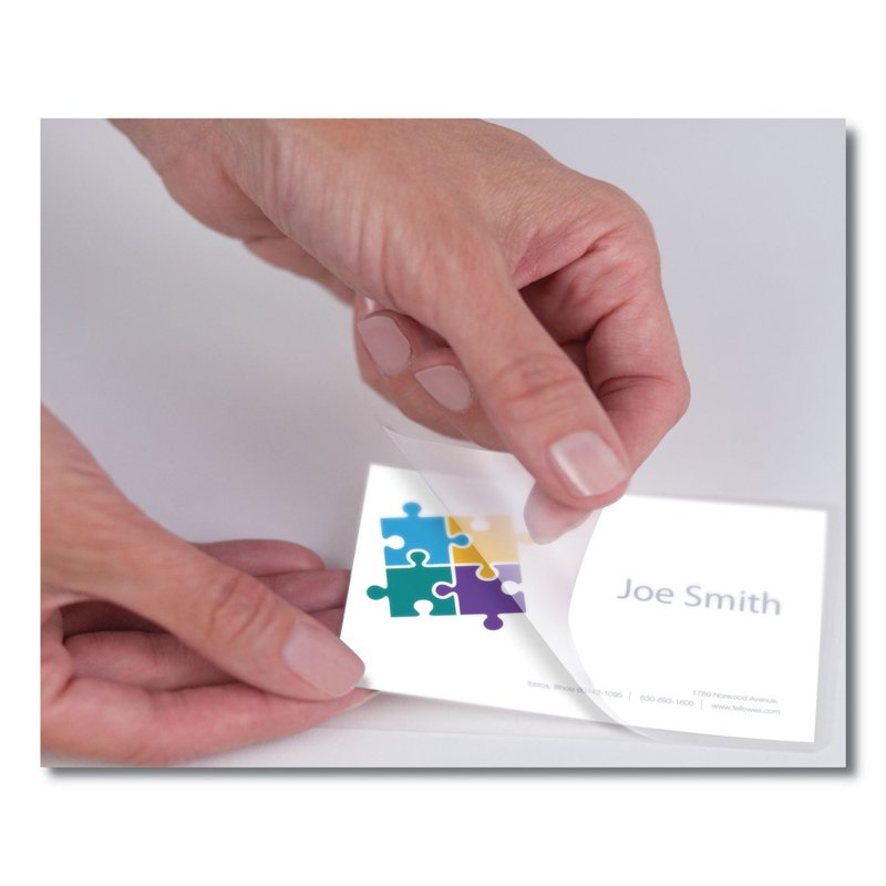 Laminating Pouches 5mil Business Card Size Pack of 100