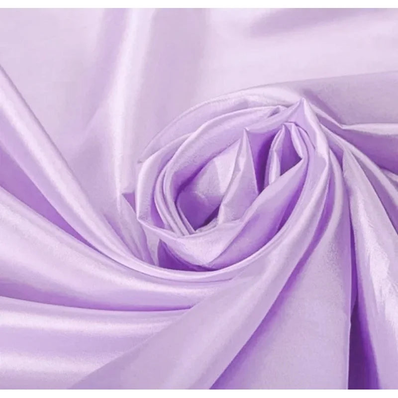 Semi-Sheer Faux Silk Window Curtains 2-Pack - Lilac 84" Length
