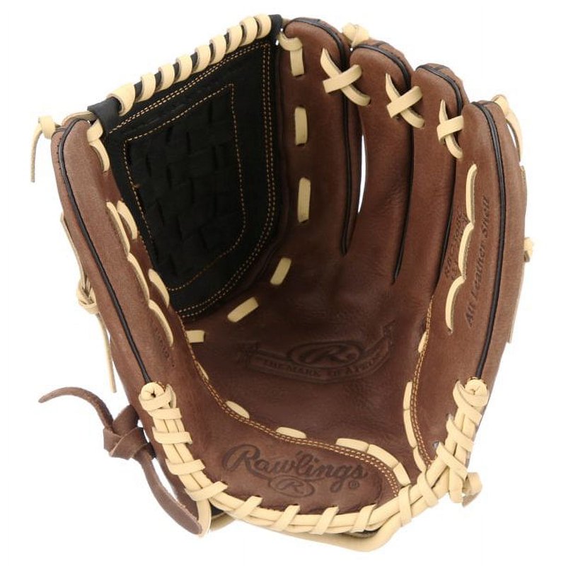 Baseball & Softball Glove 12.5 Inch Left Hand Throwing Basket Web Leather
