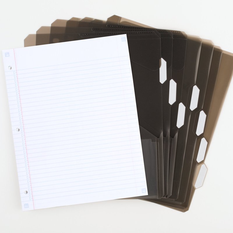 Refillable Notebook with Study App, 1.5 Inch Rings, 80 College Ruled Sheets