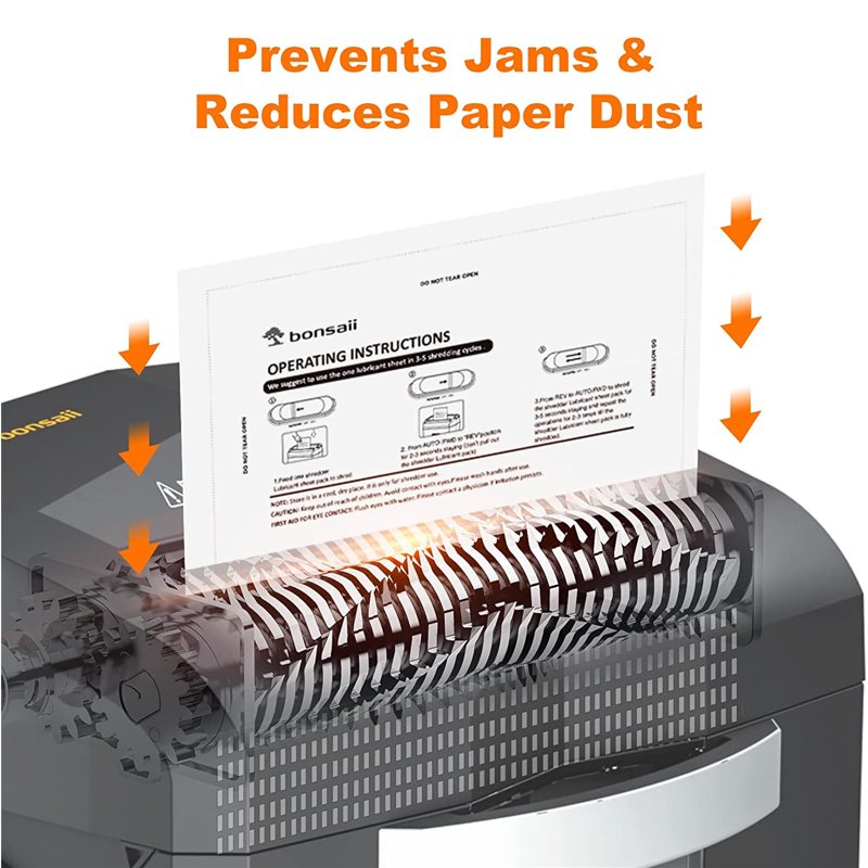 Paper Shredder Lubricant Sheets 24-Pack for All Shredders - Easy Maintenance
