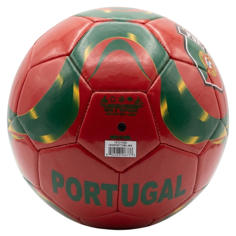 Icon Sports Portugal Flag Soccer Ball Size 2 – Mini PVC with Crest (Variation 2)