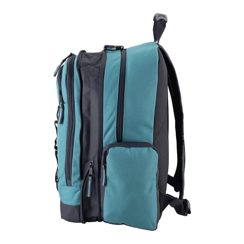 Unisex Recycled Expandable Backpack with Laptop Sleeve & Water-Resistant Bottom