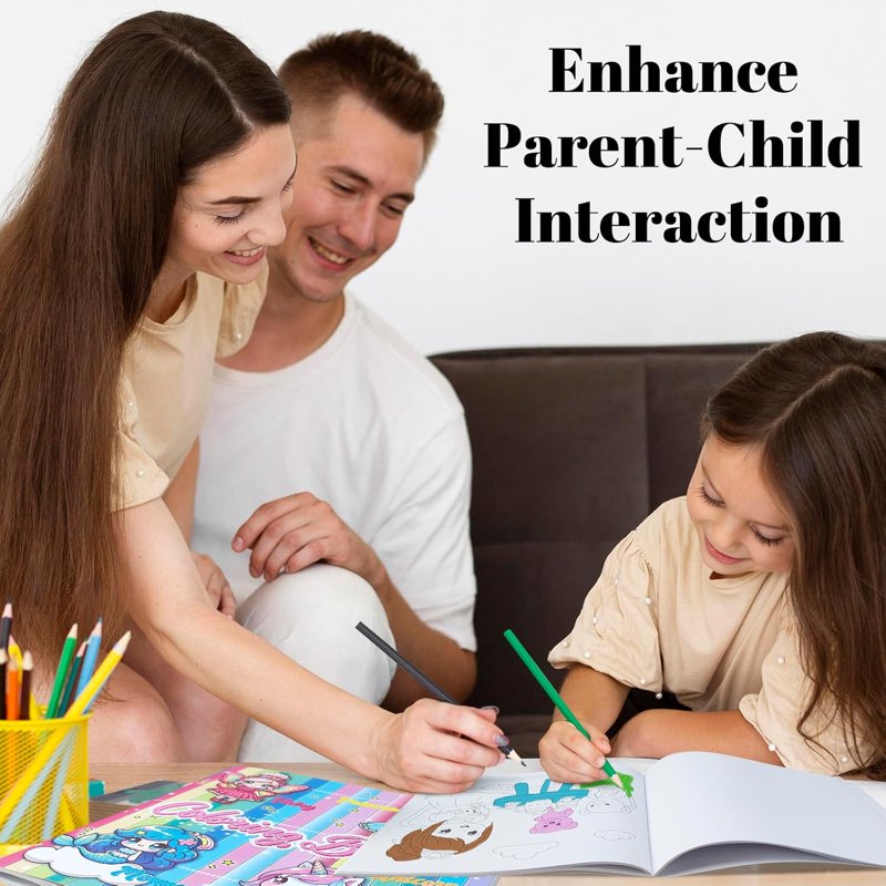 Princess Coloring Books for Girls 3-8, 64 Designs, Screen-Free Travel Activity Set