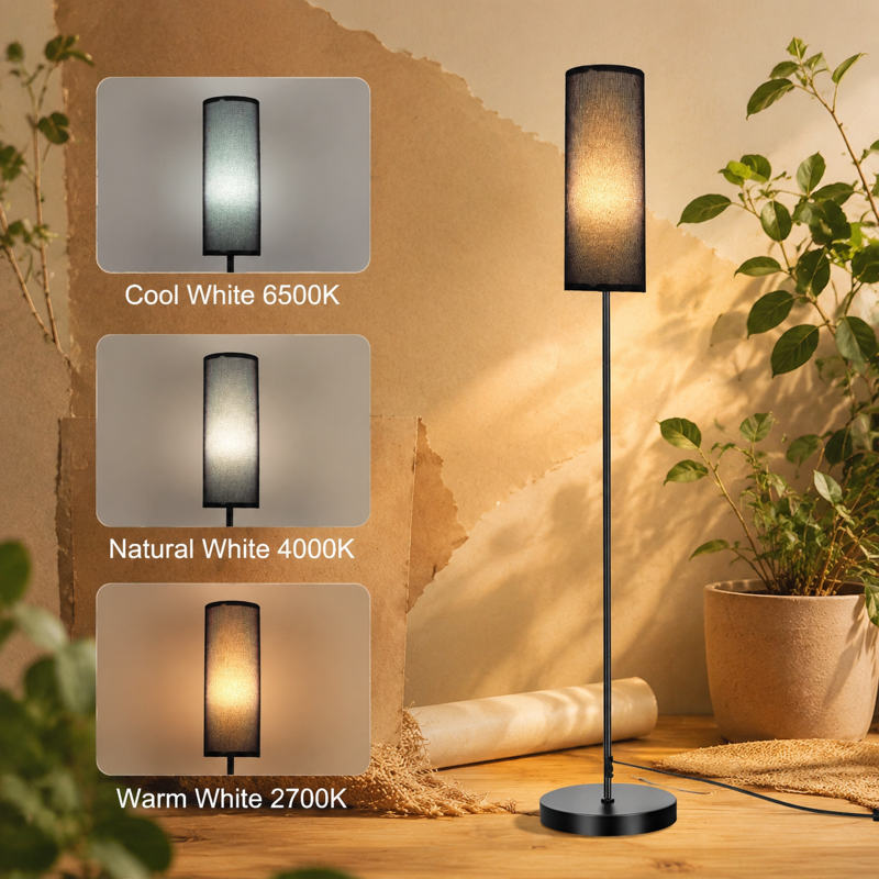 Smart RGB Floor Lamp with Music Sync, Remote Control & App, 67 Inch Tall