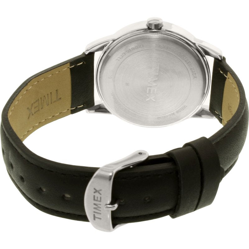Casual Men's Watch with Leather Strap and Date - 38mm Durable Classic