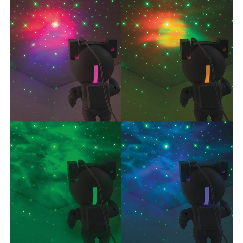10-Inch Astronaut Galaxy Light Projector with Remote - Space Night Light