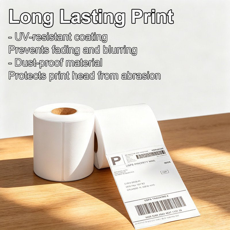 Thermal Shipping Labels 4x6 Inch Pack of 700 - Waterproof Barcode Labels for Shipping