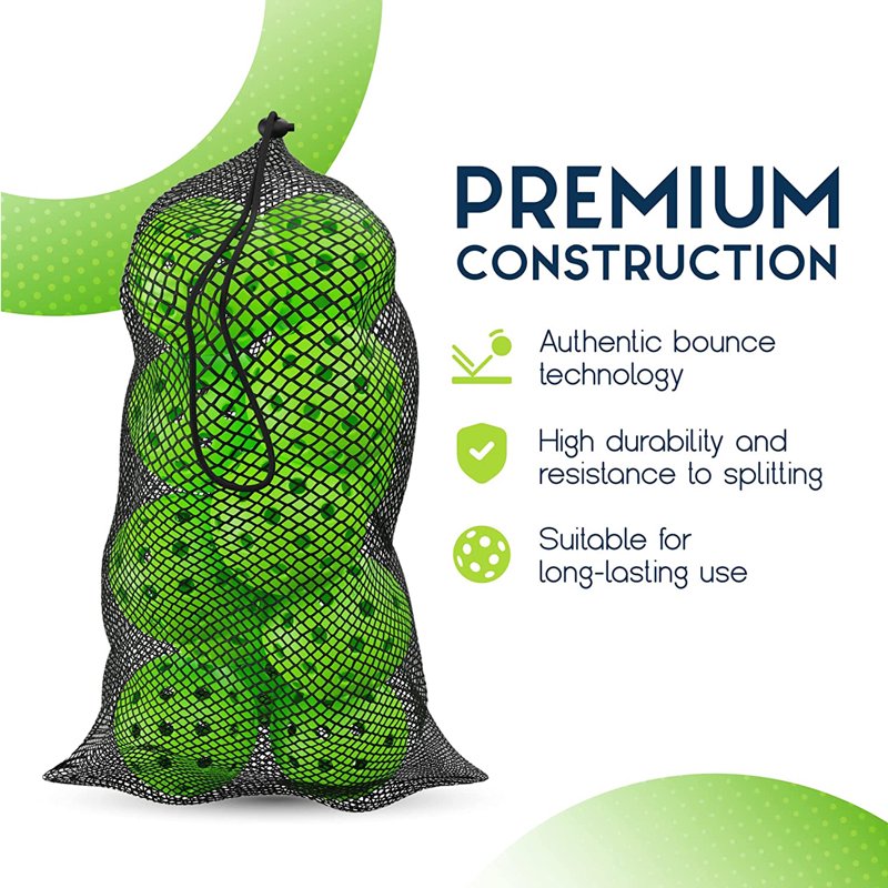 Pro Aviana USA-PA Approved Outdoor Pickleball Balls - 48 Pack, Green, Variation: Green, 48