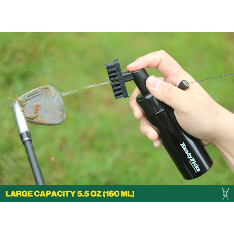 Golf Club Cleaner with 5.5oz Water Bottle & Microfiber Towel - Heavy Duty Kit