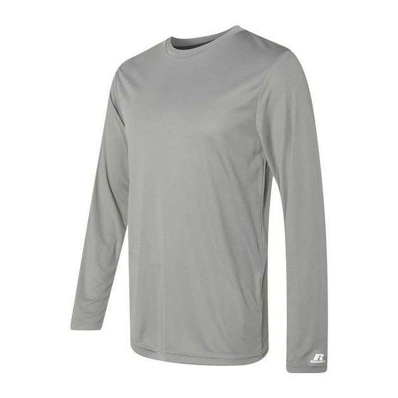 Russell Athletic Dri-Power Core Performance Long Sleeve Tee - Steel, S
