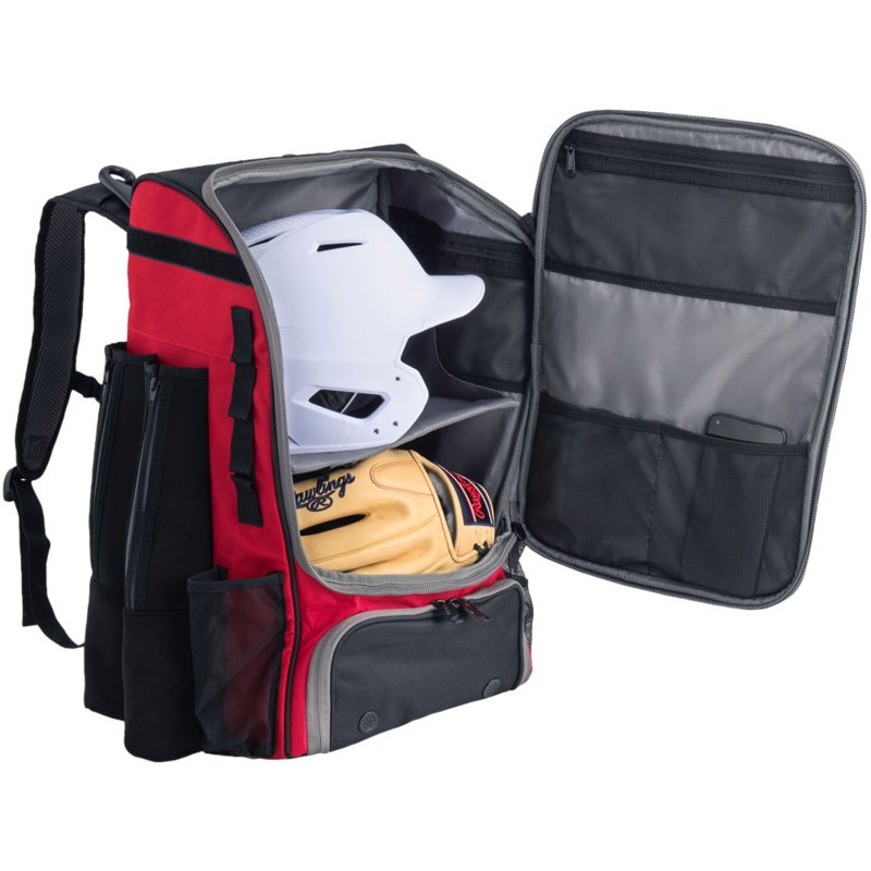 Tournament Baseball Backpack with Ventilated Shoe Compartment & Multiple Pockets