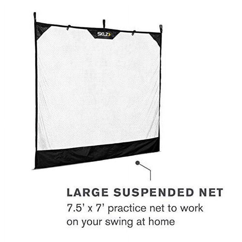 Sports Practice Net 7.5x7 ft for Baseball Softball Golf Garage Door Setup