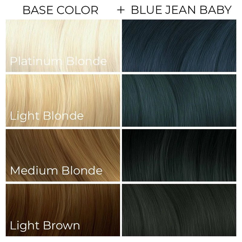 Vegan Semi-Permanent Hair Dye - Long-Lasting Blue Jeans Color