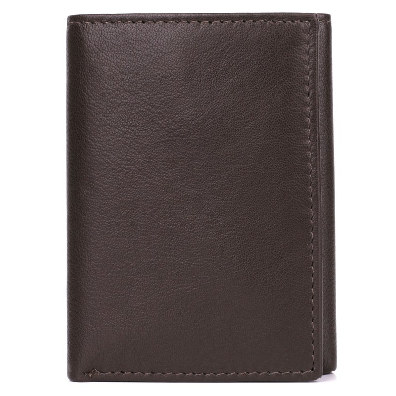 Men's Leather Ridgewood Three-Fold Wallet - Multiple Colors
