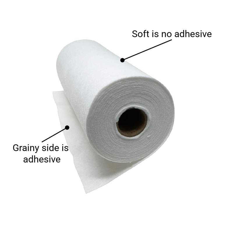 Medium Weight Fusible Fleece 12" x 10 Yards for Quilting & Craft Projects