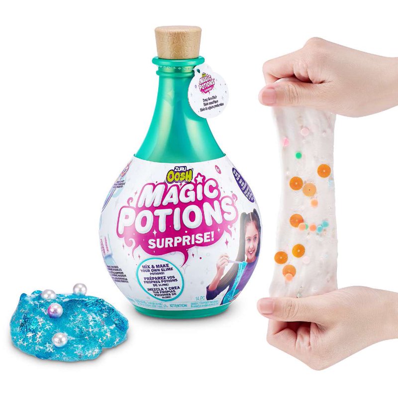 Kids Slime Surprise Set with Magic Potions, Glitter & Accessories - Ages 3+