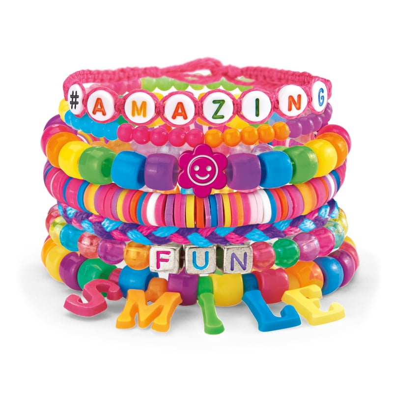 Girls & Tweens Friendship Bead Bracelet Kit with 750+ Alphabet Beads & Accessories