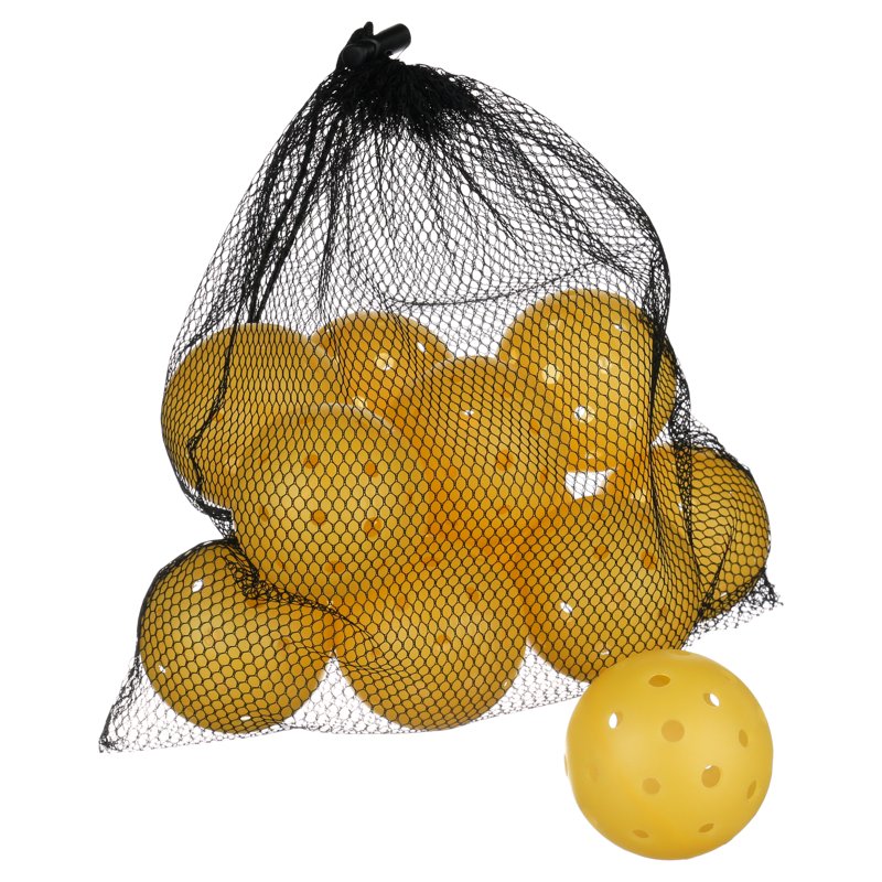 Tourna Strike Outdoor Pickleballs – 12 Pack in Mesh Bag