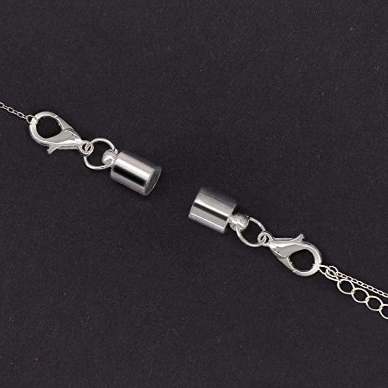12 Pack Magnetic Lobster Clasps for Jewelry - Gold & Silver, Strong Magnet, DIY Jewelry Accessories