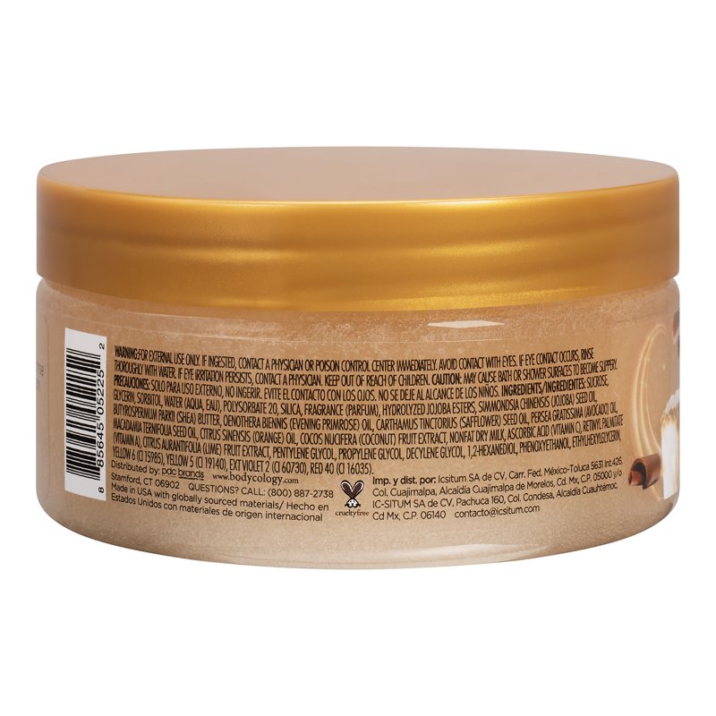 Bodycology Cozy Fireside S'more Sugar Body Scrub 10.5 oz | Exfoliating Shea Butter