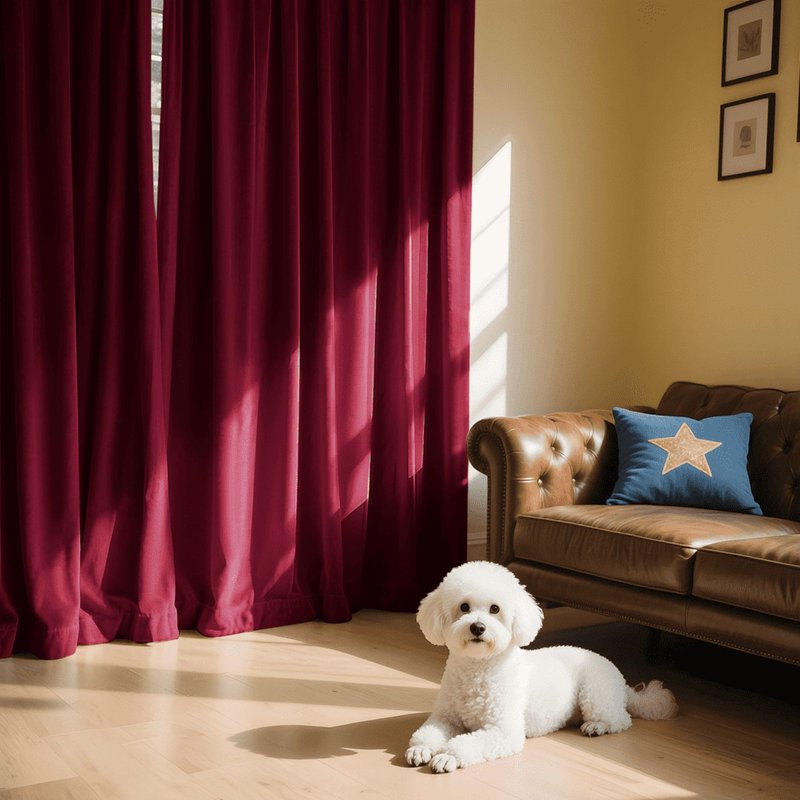 Luxury Velvet Insulated Blackout Curtains - Room Darkening Thermal Drapes