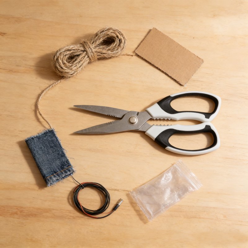 Jonce 8 Inch Heavy Duty Scissors - Ultra Sharp Serrated Stainless Steel with Protective Cover, White