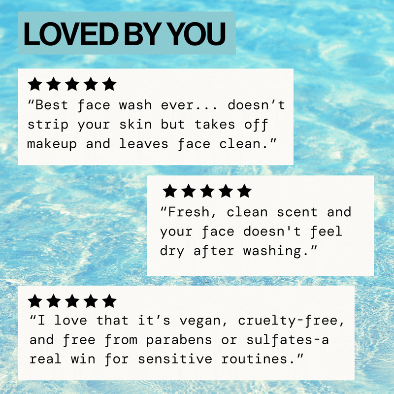 Gentle Foam Face Wash for All Skin Types - Hydrating & Refreshing