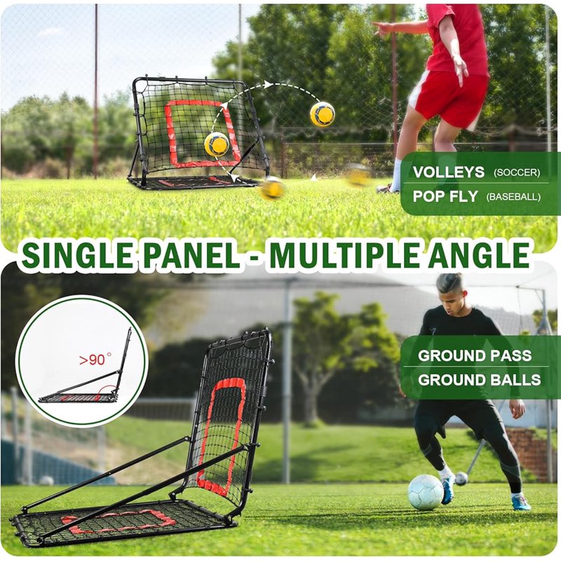 Ball Game Rebounder Net for Pitching and Shooting Practice, Indoor & Outdoor Training Aid