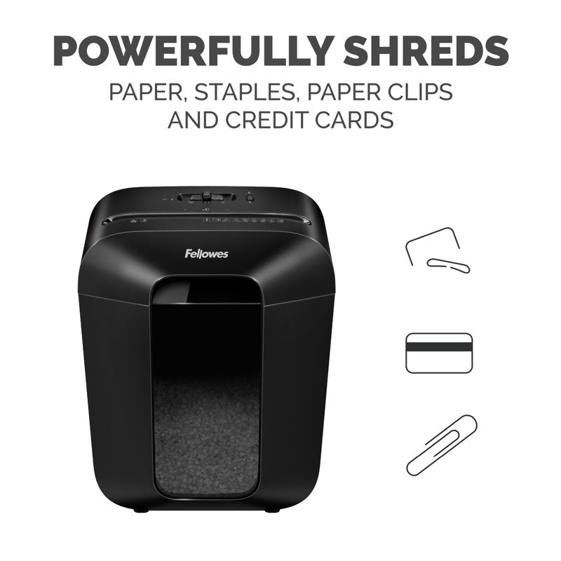 Micro Cut Paper Shredder 8 Sheets Office Security Shredder for Confidential Documents