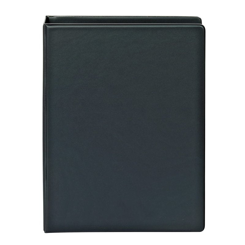 Legal-Size Reference Binder with 2-Inch Rings - Durable Recycled Vinyl, Black