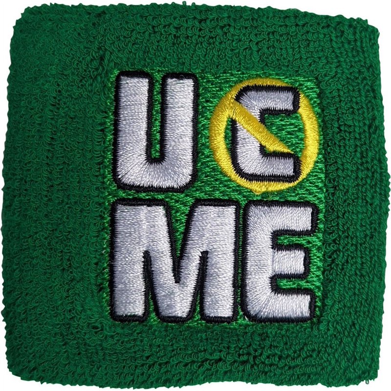 John Cena Green and Yellow Headband & Wristbands Set - WWE Fan Accessories