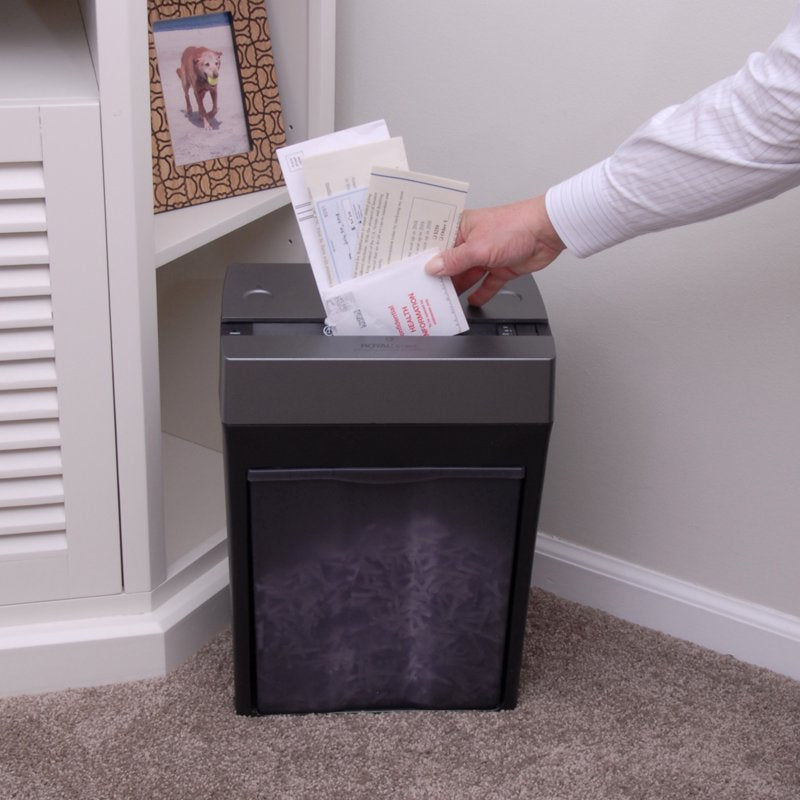Crosscut Paper Shredder 8-Sheet with Pullout Basket for Home Office