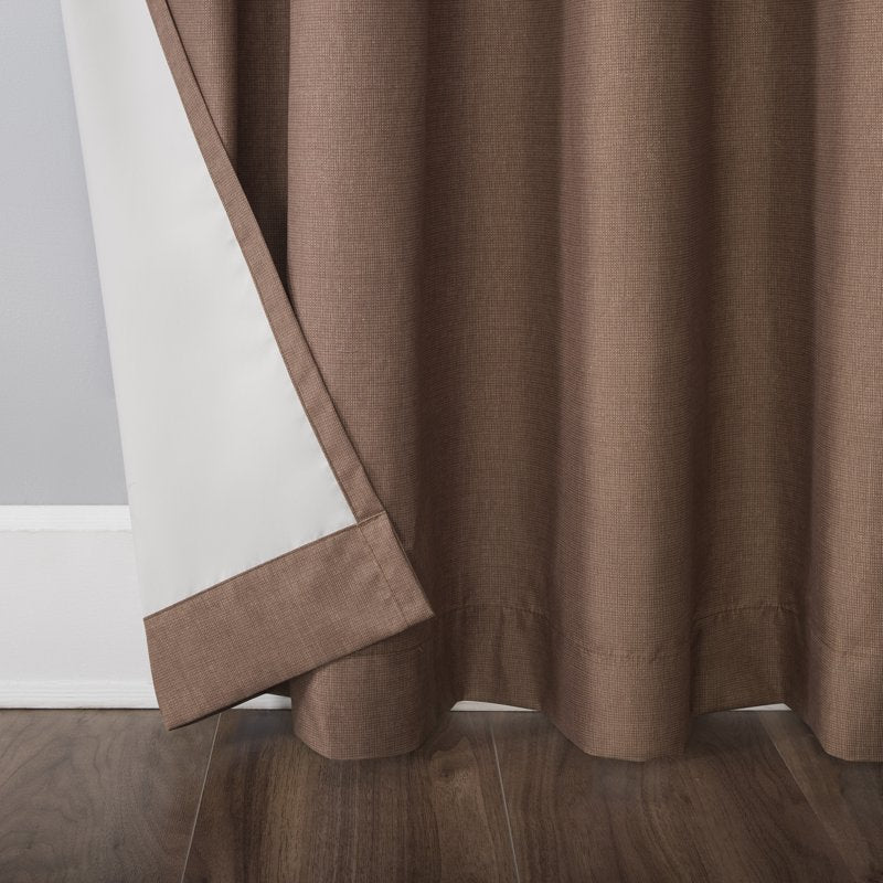 Blackout Thermal Insulated Curtain Panel - Room Darkening & Energy Saving