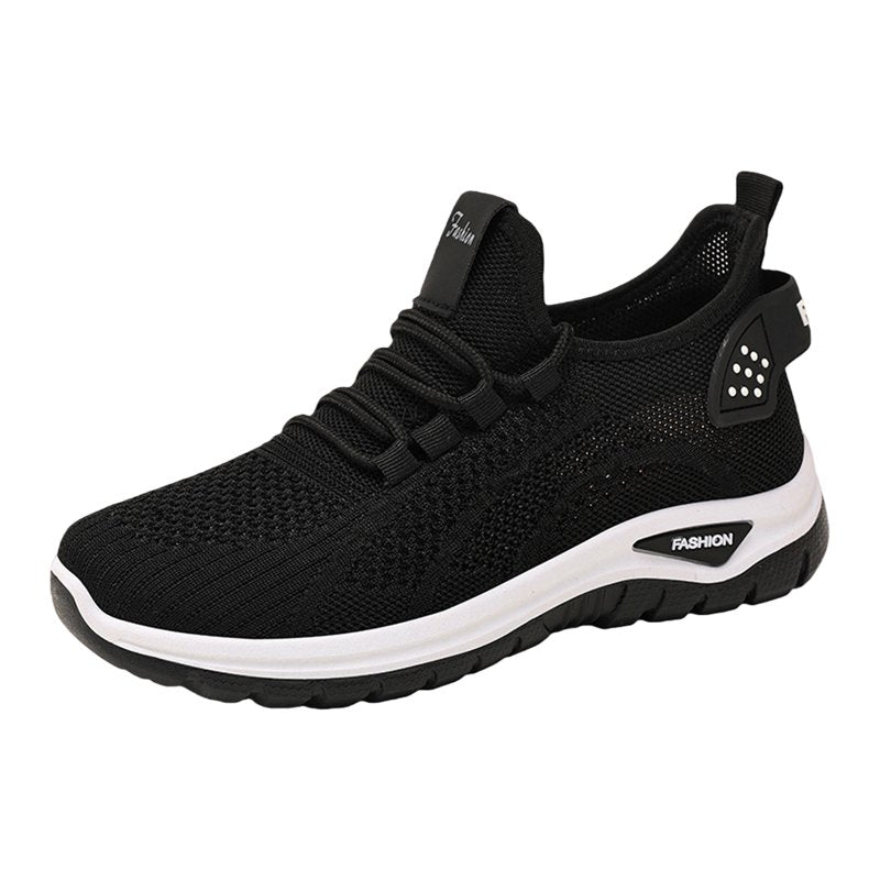 Orthopedic Women's Mesh Sneakers with Arch Support - Wide Fit, Non-Slip