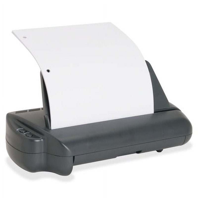 Electric 3-Hole Punch for Office Paper, Adjustable, Gray