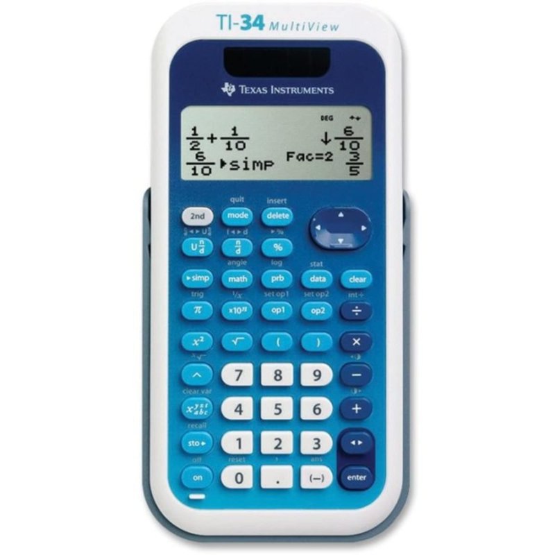 Scientific Calculator with Advanced Fraction & MathPrint Features - Four-Line Display