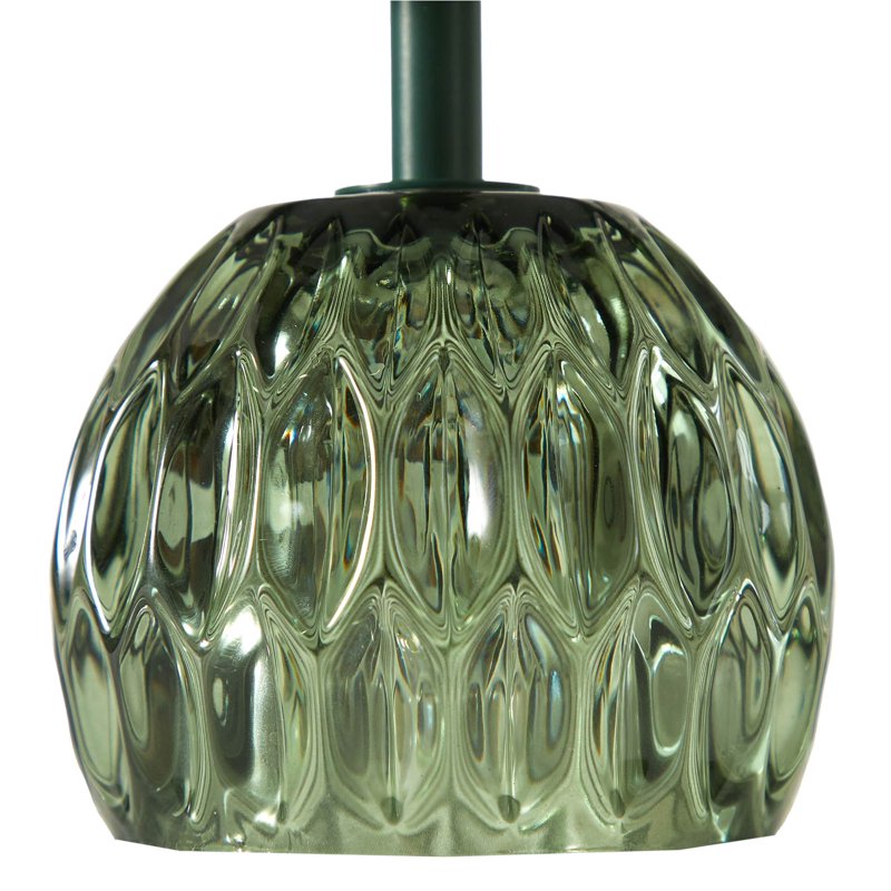 Rechargeable Table Lamp with Touch Sensor - Thyme Green, Portable, 7.9"
