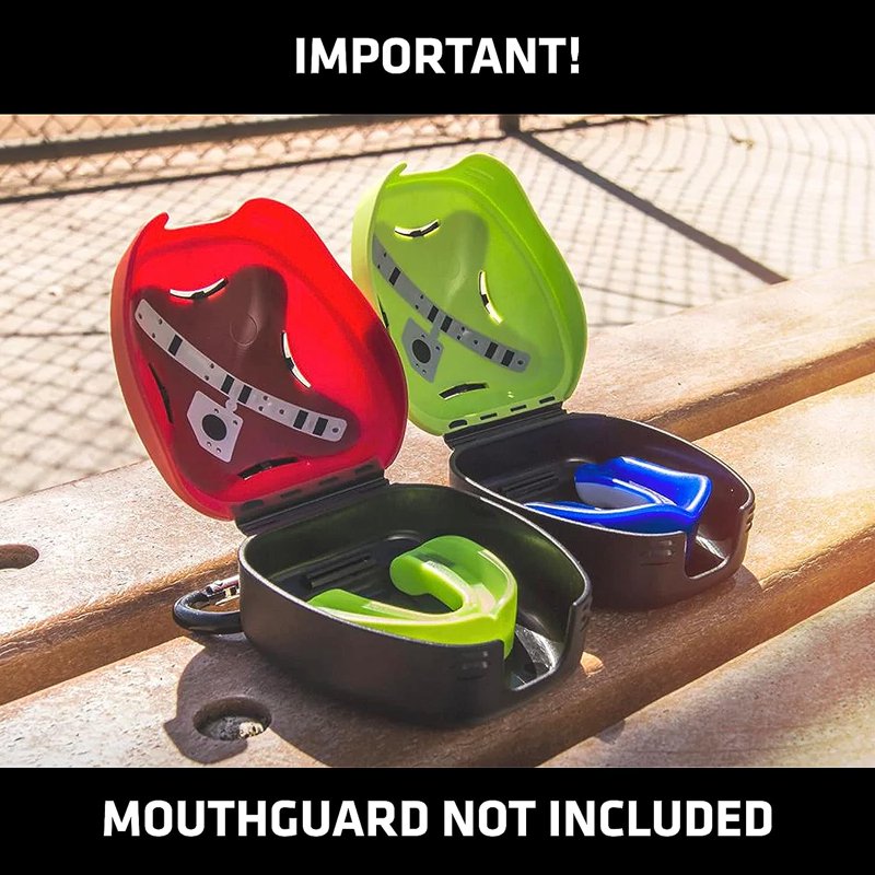 Heavy Duty Ventilated Mouthguard Case with Carabiner - Stars and Stripes
