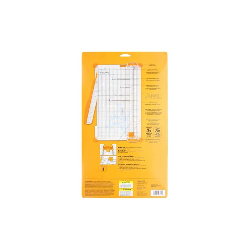 12-Inch Paper Trimmer for Crafts and Office Use with Grid & Clamp