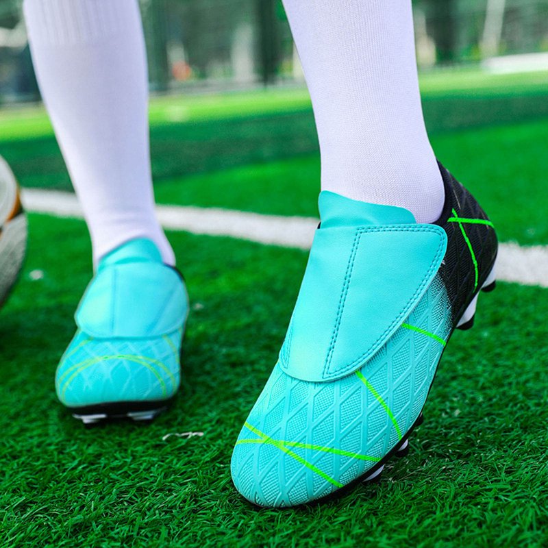 WeeBloom Youth Soccer Cleats - Sky Blue Z15, 1.5 Big Kid