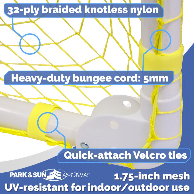All-Weather Soccer & Multi-Sport Goal Netting - Multiple Sizes, UV-Resistant