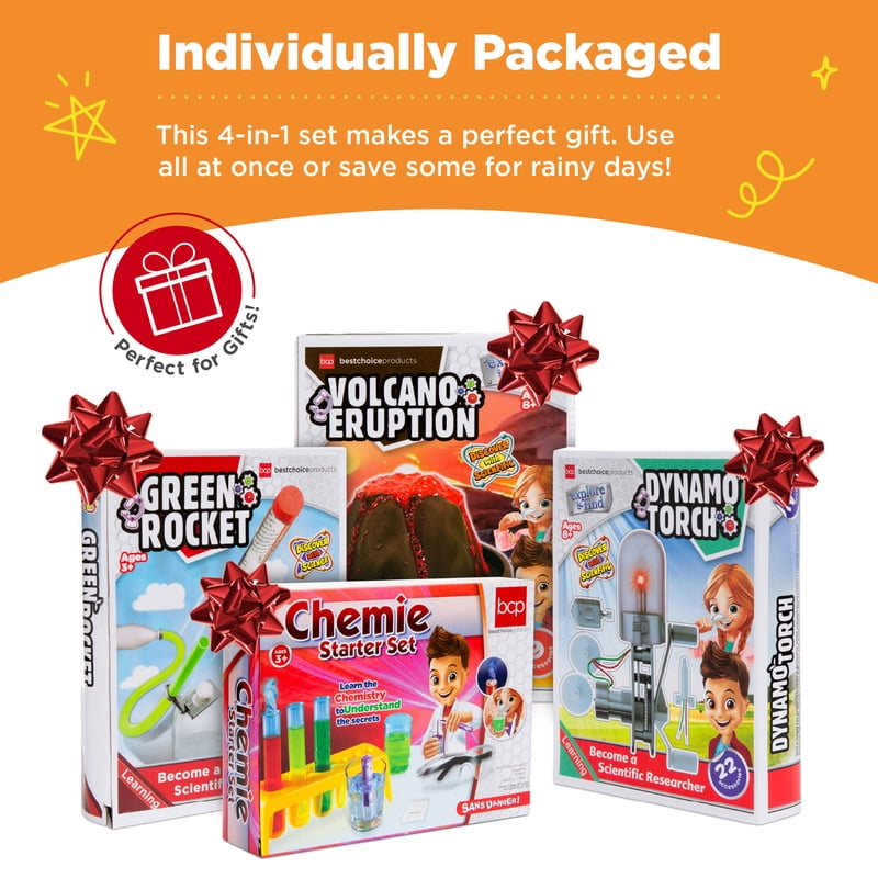 Kids Science Experiment Kit 4-in-1 STEM STEM Lab Educational Toys