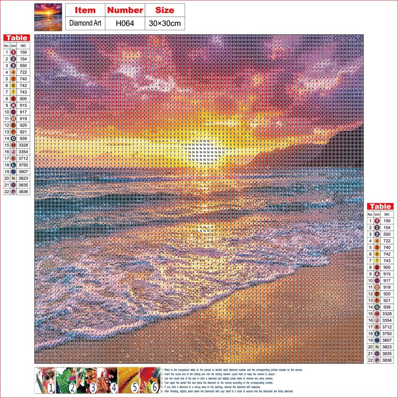 DIY Diamond Art Painting Kit with High-Quality Rhinestones for Adults & Kids