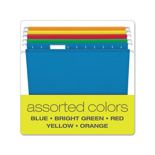 Reinforced Hanging File Folders with Box Bottom Legal Size 25 Pack