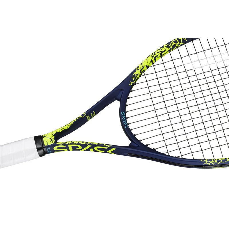 Adult Tennis Racket 27 Inch Strung Control and Power, Navy/Yellow